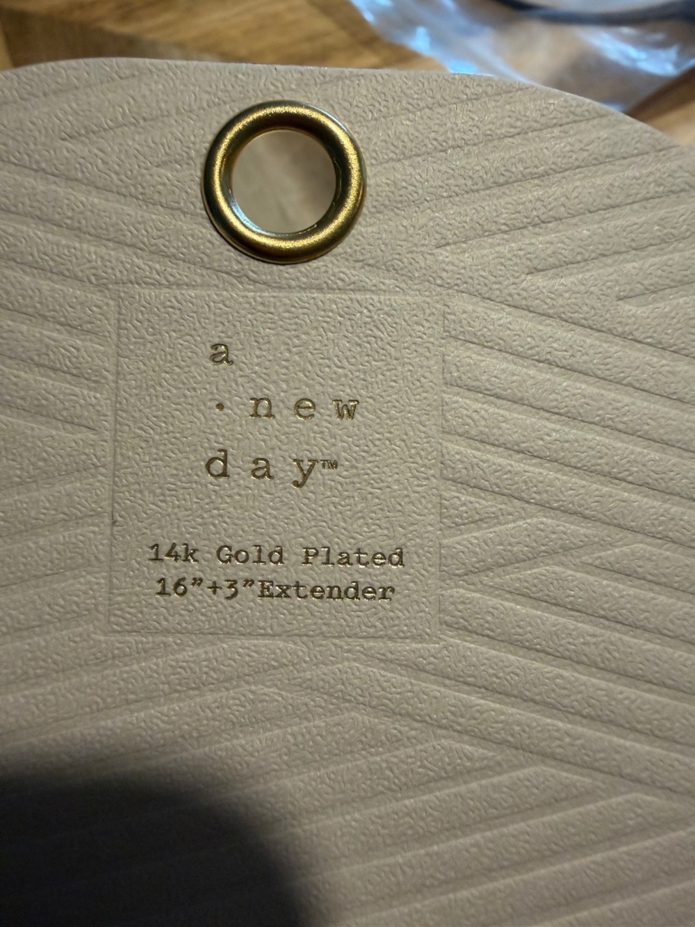A new day 24k gold plated 16” letter “y” necklace